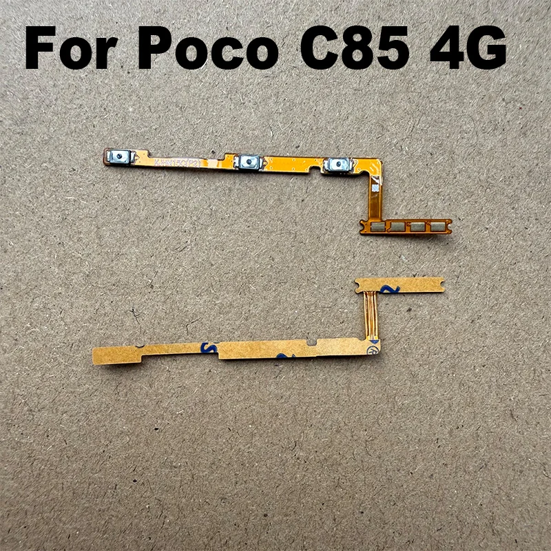 

Для Xiaomi Poco C85 4G Кнопки регулировки громкости Гибкий кабель Кнопка включения и выключения громкости Замена гибкого кабеля 25078PC3EE