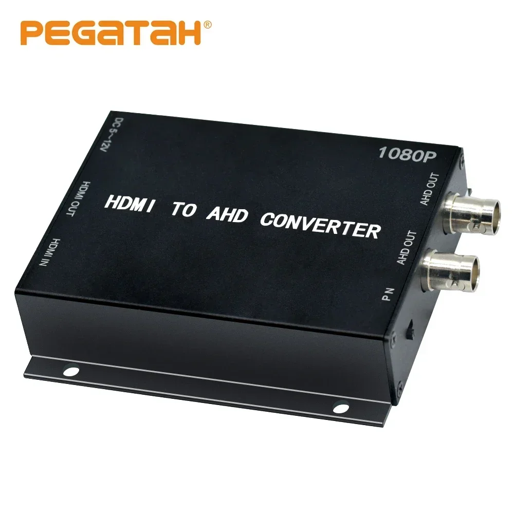 جديد 1080P HDMI إلى AHD محول الفيديو محول فيديو صغير محول HDMI حلقة مع 2CH AHD محول الإخراج لمراقبة HDTV DVRS