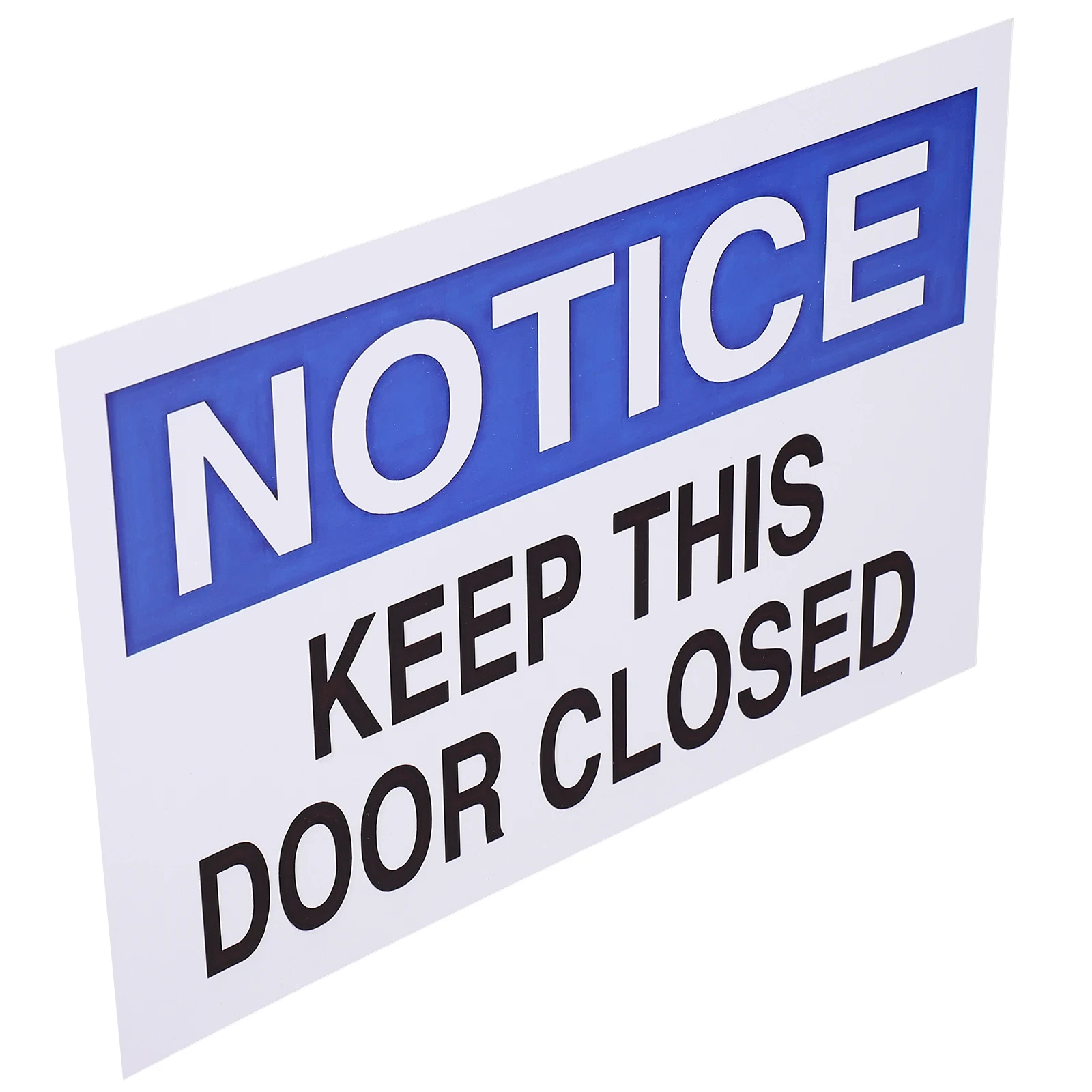 

Keep Door Closed Sign 20x30cm Aluminum Notice Signs for Gates Warning Business Counter Office Safety Traffic Signs