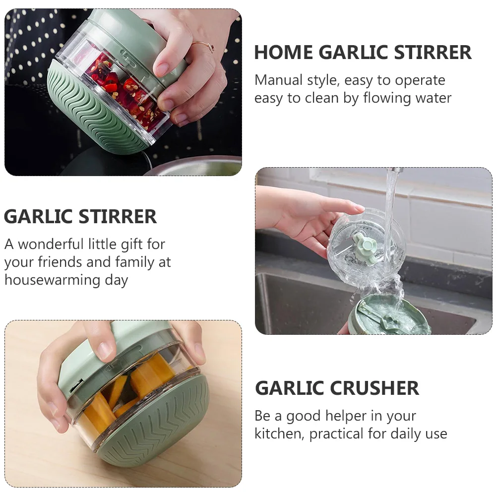 

1pc Manual Grater Safe Vegetable Crusher Fruit Gadgets Manual Garlic Multifunctional Stirrer Crusher Home Garlic Stirrer Gifts
