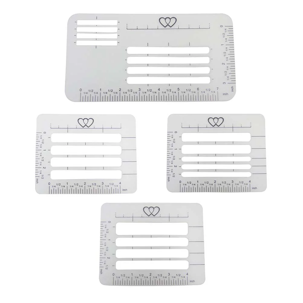 4 Pcs Envelope Writing Tool Set Template for Letter Stencil Addressing Guide Wedding