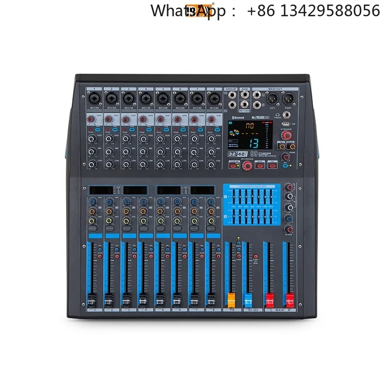 MV Series 99DSP Audio Sound Cards & Mixers BT USB Recording Computer With Amplifier 8/12/16 Channel Mixer