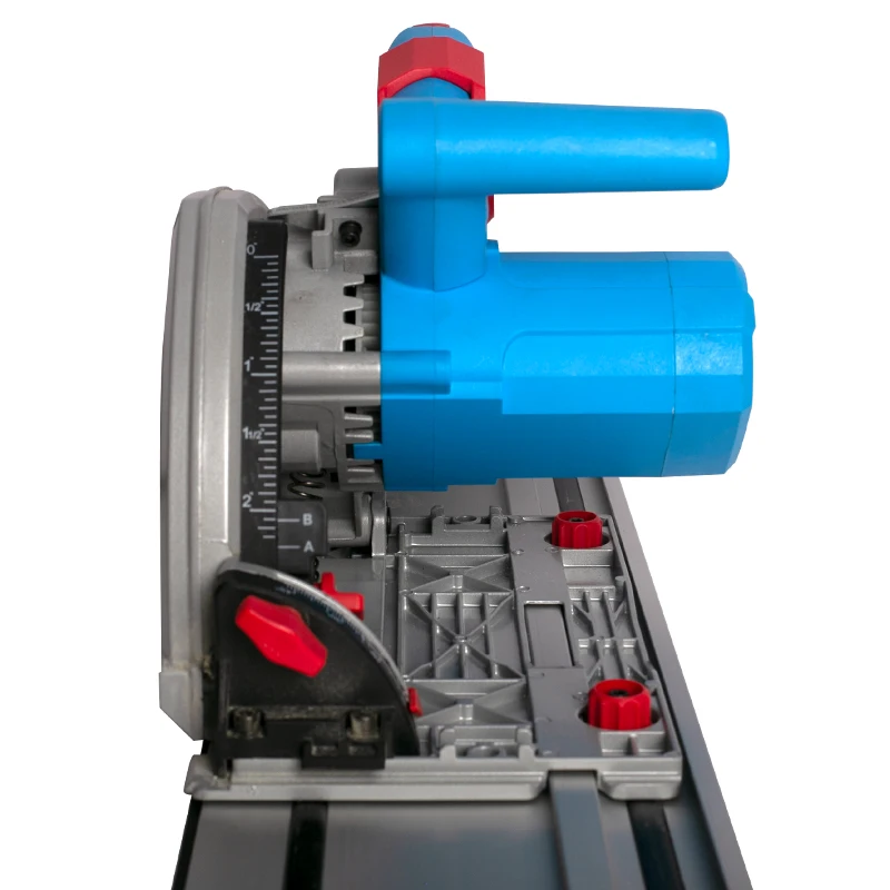 FIXTEC Heavy Duty 165mm Plunge Circular Saw Kit With 2pcs 70cm Guide Rail Miter Saw Track