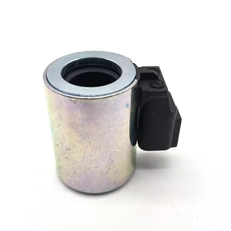 Elettrovalvola 12V Solenoid valve coil For CAT 36 SANY XCMG 3 excavator Inner hole ID 19mm high 50mm 1PC Pneumatica — dettaglio 4