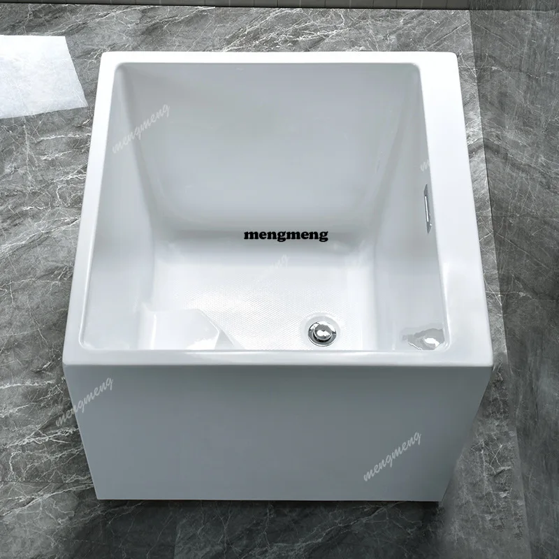 Square independent double tank deepened, enlarged and deepened hotel homestay bathtub