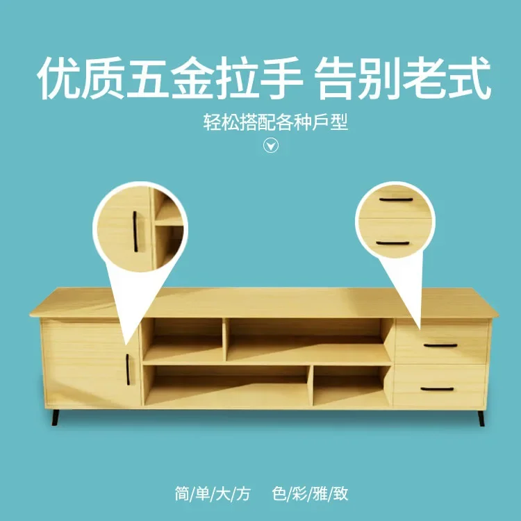 Customizable senior-friendly furniture simple wooden TV cabinet nursing home