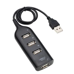 4 portowy Hub USB z kablem Mini rozdzielacz USB wykorzystuje gniazdo wielokrotne Adapter o wysokiej prędkości zasilania dla akcesoria do notebooków laptopa