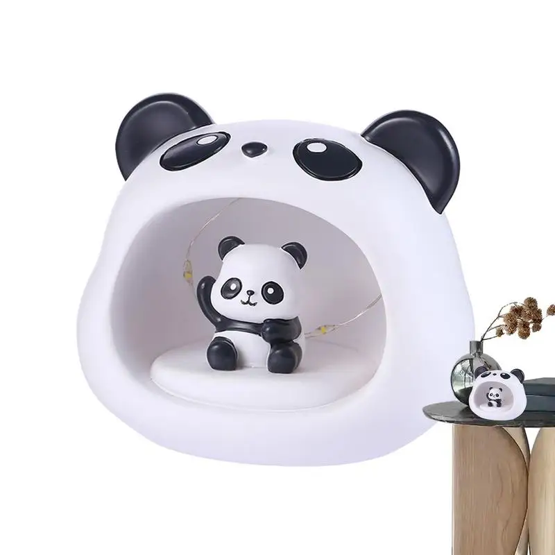 

Cute Night Light For Kids Bedside Soft Light Panda Lamp For Night Novelty Lighting Tabletop Ornaments For Indoor Outdoor Use For