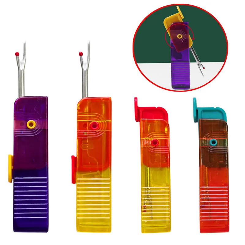 

1/2Pcs Portable Folding Seam Rippers 180 Degree Rotation Folding Thread Rippers for Household Sewing DIY Crafts
