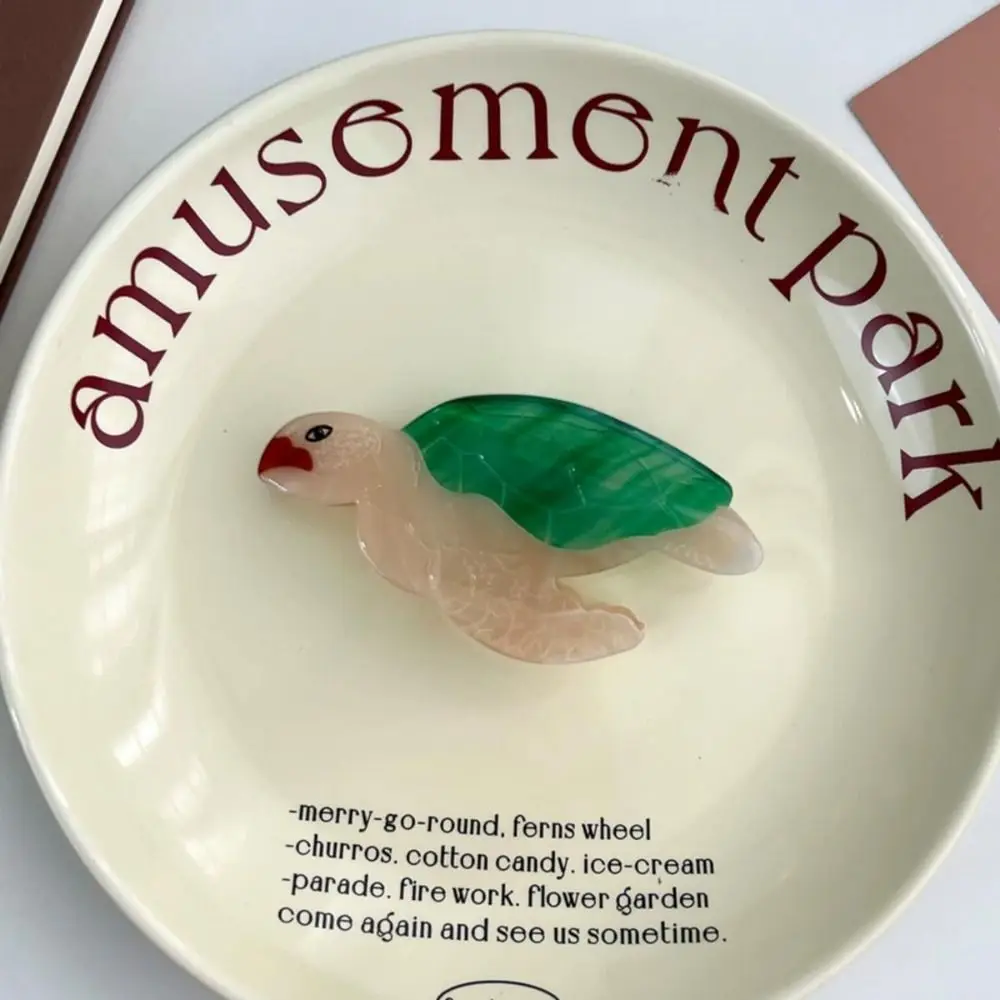 

New Funny Hair Clips Sea Turtle Tuna and Jellyfish Cute Acetate Hair Clip Durable Small Claw Clips for Women