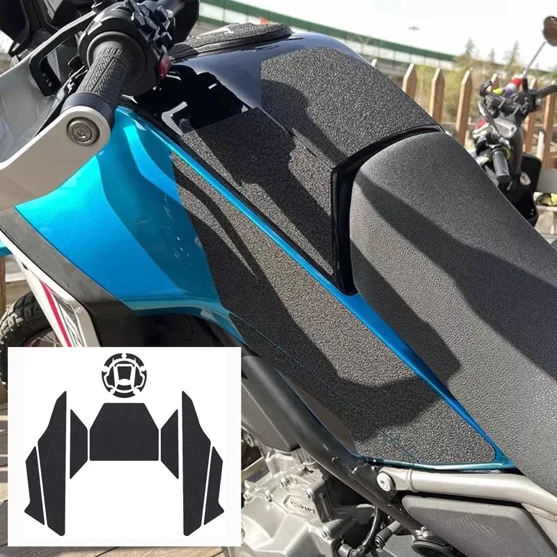 

Накладка на топливный бак для мотоцикла CF MOTO 450MT, аксессуары 450 MT, наклейки на наколенники, противоскользящая масляная наклейка IBEX450 MT450 450MT