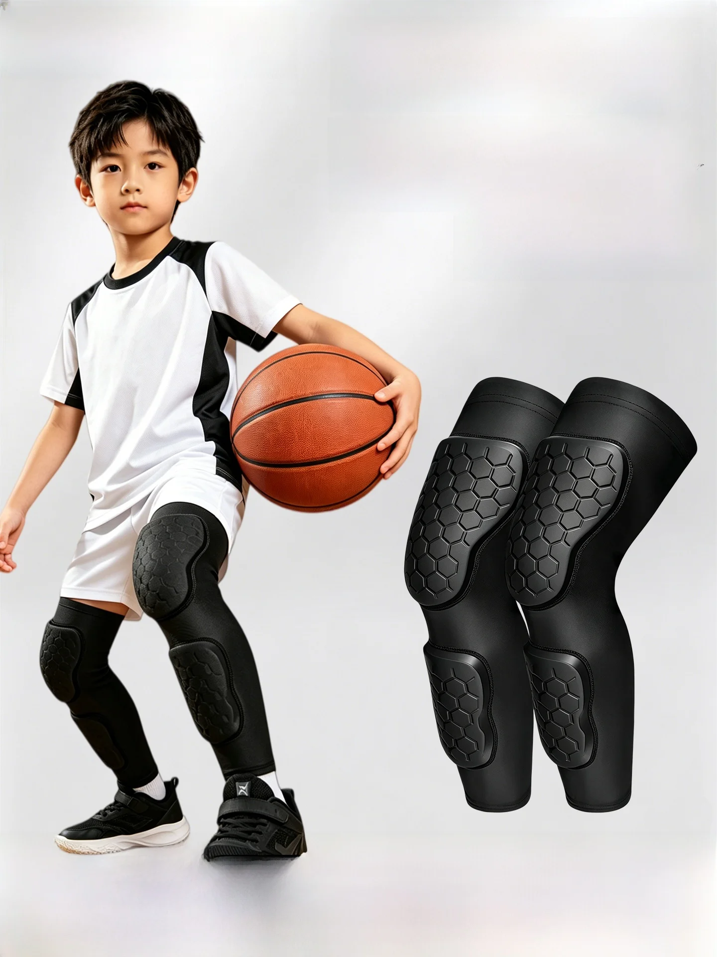 set-completo-di-protezioni-per-ginocchia-e-gomiti-per-bambini-attrezzatura-professionale-anti-caduta-per-basket-e-calcio