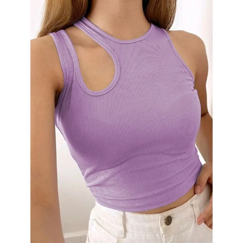 Sexy Rib-Knit Tank … - image