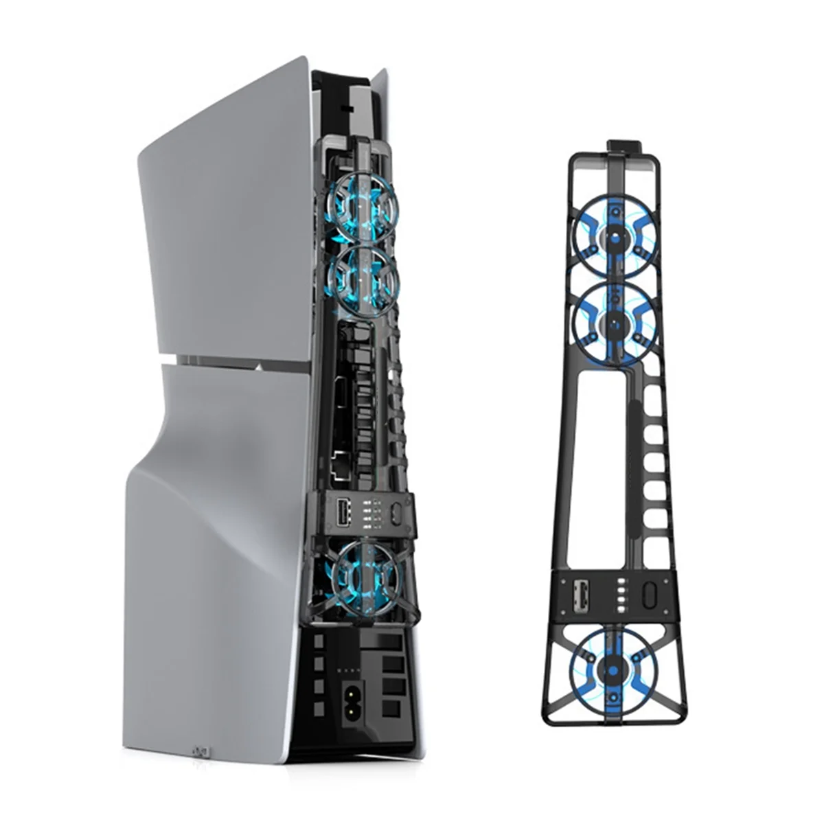 ADEGBO-PS5 スリムコンソール冷却ファンコンソールスマート温度制御用に改良