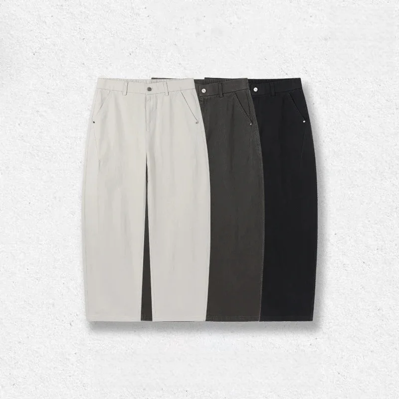 

Spring Fashion Versatile Casual Pants Loose Straight Cut Comfortable Korean Style Handsome Trendy 3D Tailoring Sweatpants