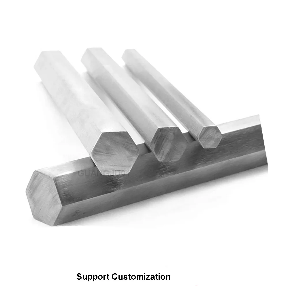 1 Stuks Lengte 100/200/300/500Mm 304 Roestvrij Staal Hexagonale Bar Hexagon Staaf Dia 5Mm-26Mm Ondersteuning Op Maat