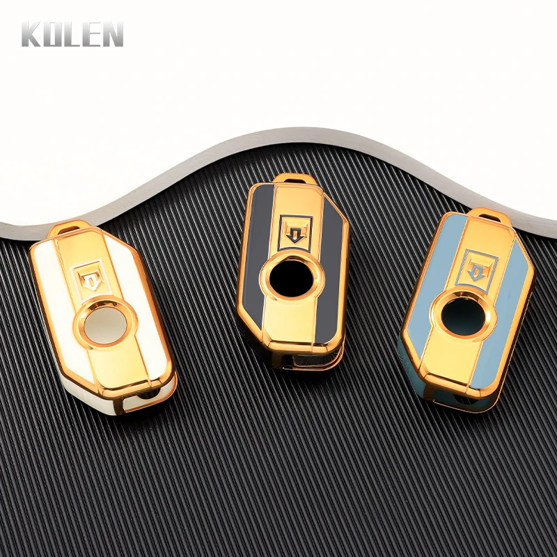 TPU Car Key Cover Case Fob For BMW R1250GS R1200GS C400gt F750GS F850GS K1600B K1600GT R1200RS R1200RT F900R F900XR Motorcycle