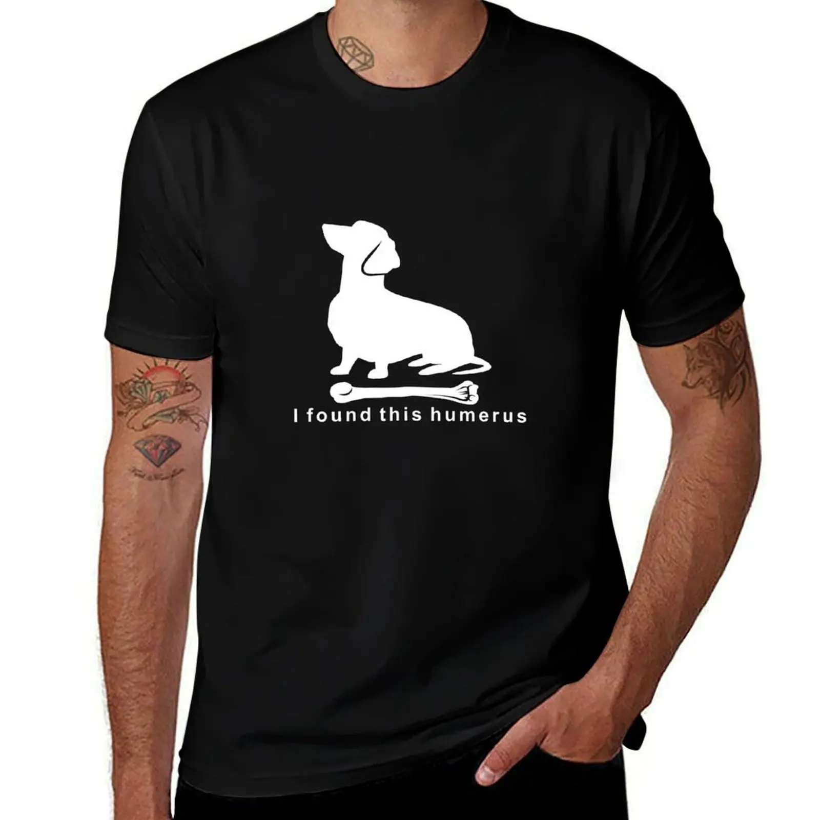 

I found this humerus Dachshund NickerStickers on Redbubble T-Shirt t shirt man luxury T-Shirt