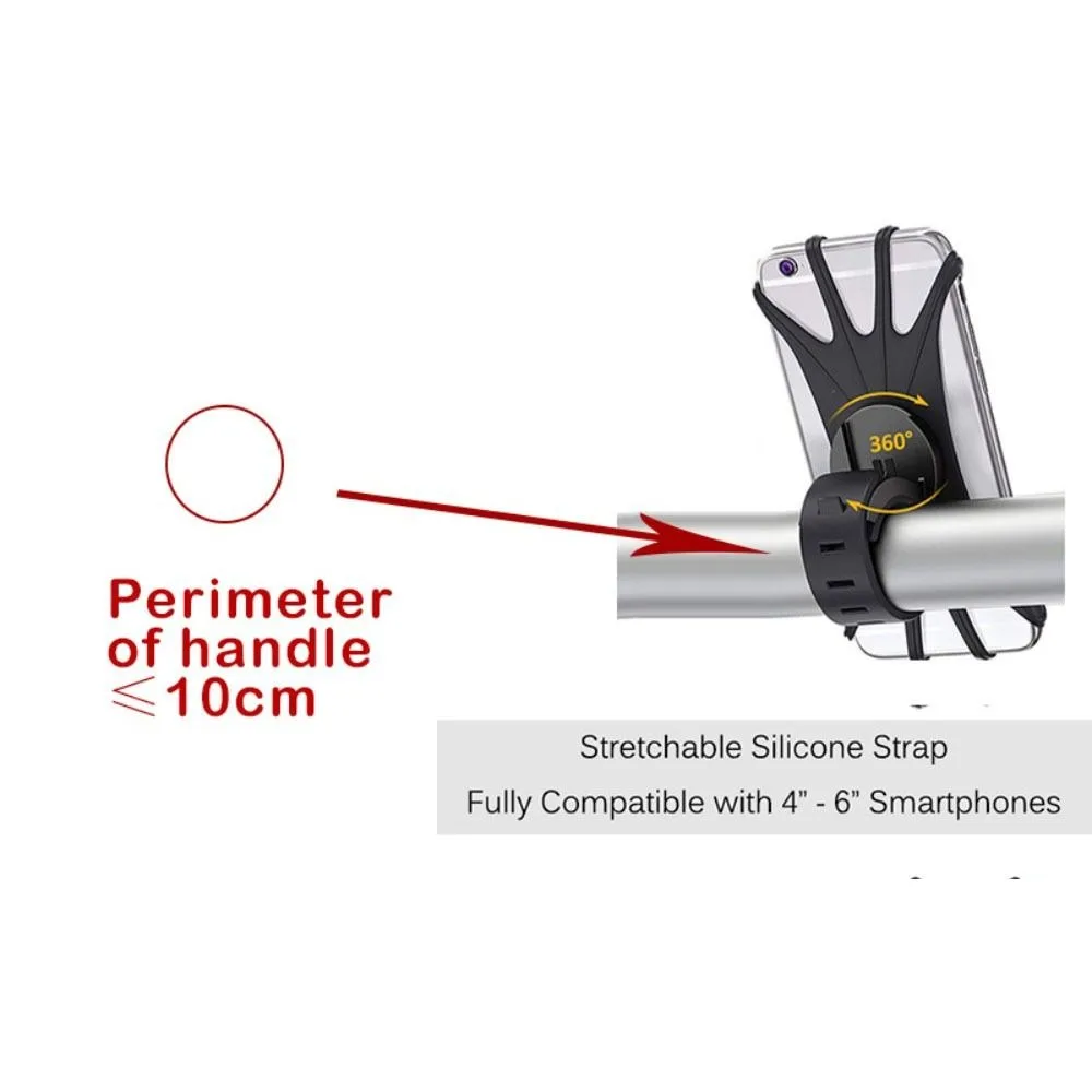 Black For Phone Device  Pram Cart Mobile Phone Holder Stroller Mount Holder Rack Phone Holder