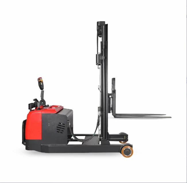 Empileur de palettes de chariot élévateur semi-électrique, avec camion de palettes manuel à grande puissance et haute efficacité, offre spéciale