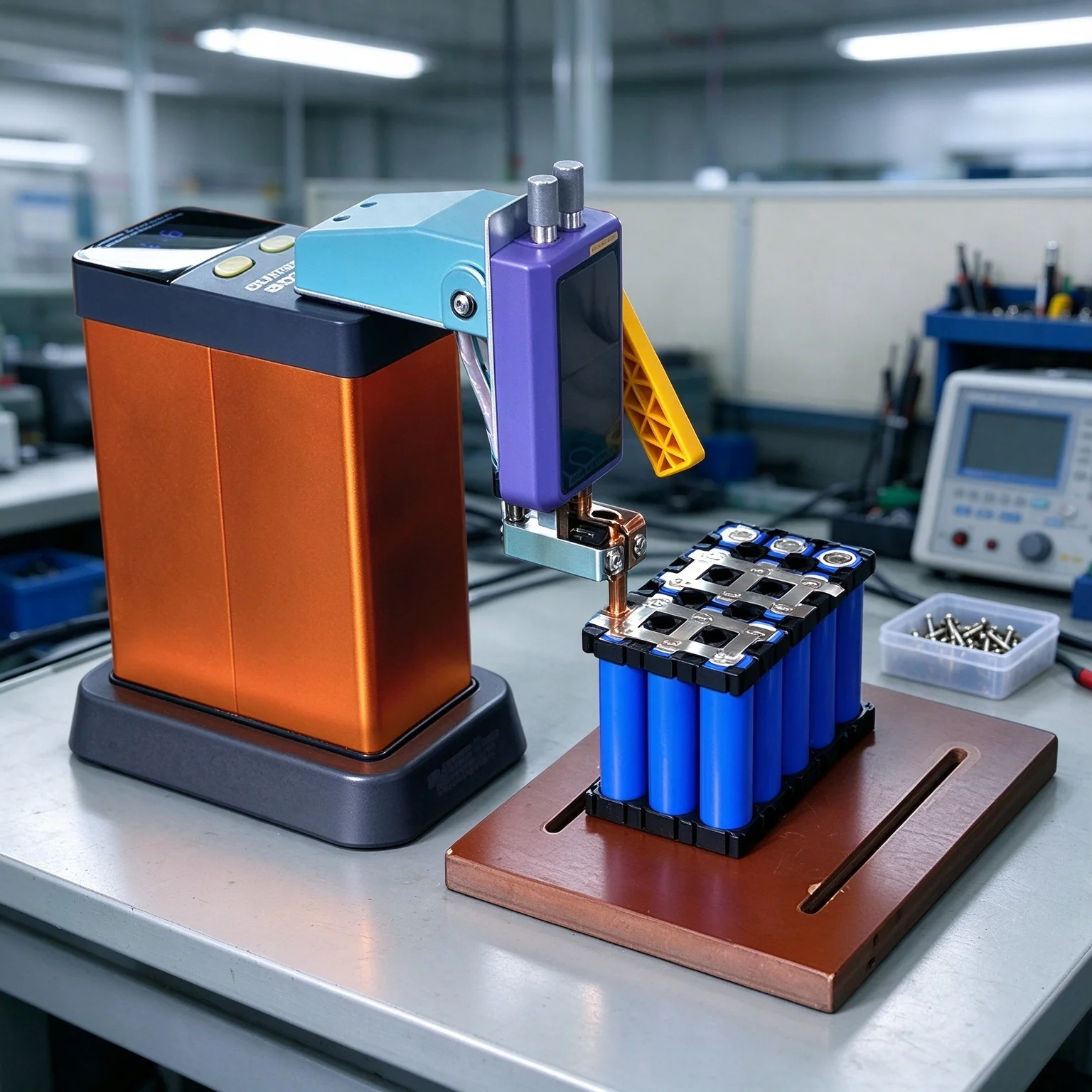 LY 801B+ Energy Storage Spot Welder Customized Spot Welding Machine Thickness 0.05~0.6mm 3 in1 Functions