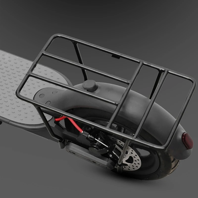 652F Electric Scooter Rear Rack Scooter Luggage Cargo Rack Thicken Rear Shelf Rack Aluminum Alloy Scooter Luggage Carriers