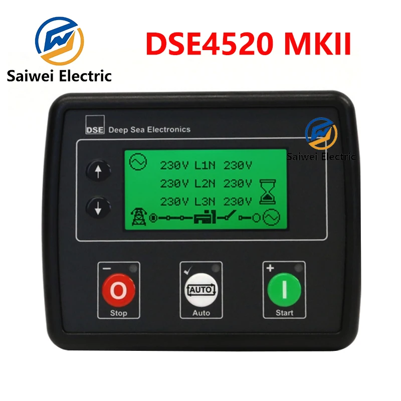 

DSE4520 MKII Original AMF Diesel Generator Controller Panel Automatic Power Supply Fault Control Module Copy 4520 for Generator