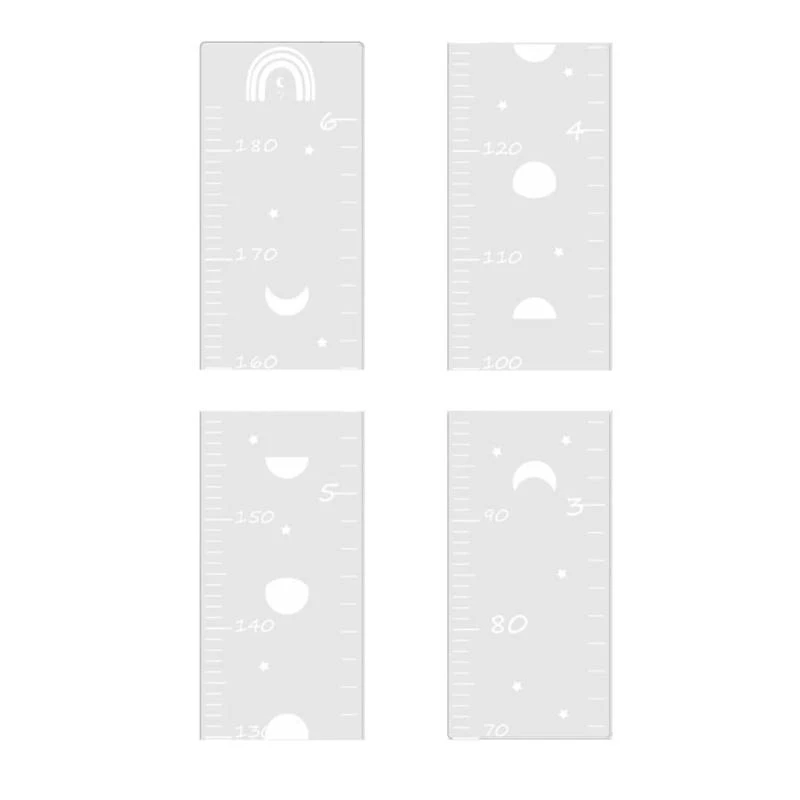 

Acrylic Kids Growth Chart Mirror Wall Height Ruler for Accurate Height Tracking