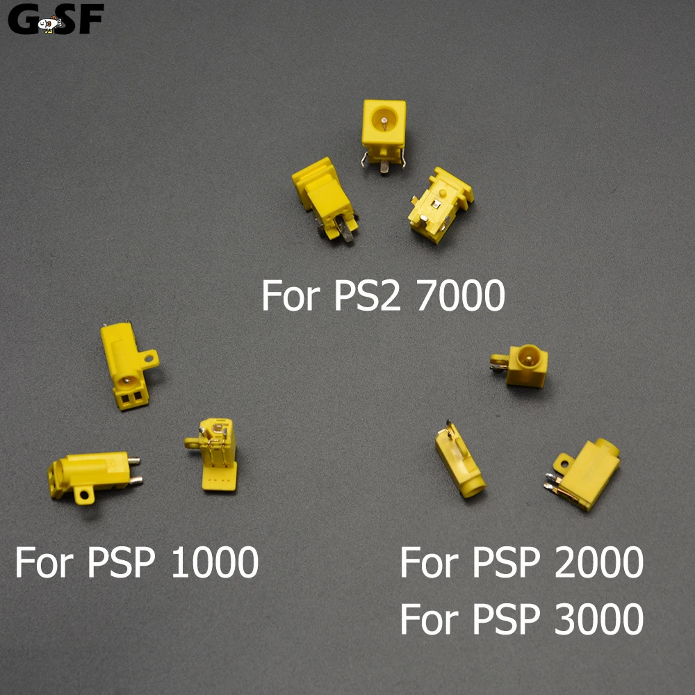 

GSF 1Pcs For PSP 1000 2000 3000 Power Charging Port Connector For PS2 70000 DC Female Socket Jack Console Accessories