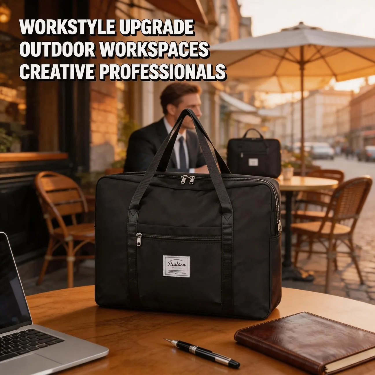 Foldable Tote Bag Multifunctional Storage Bag Utility Style