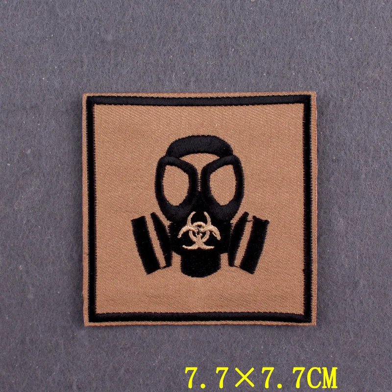 Biochemical Nuclear Warning sign Patches For Clothing Stalker Clothes Stripes Chernobyl Patch Embroidered Patches On Clothes