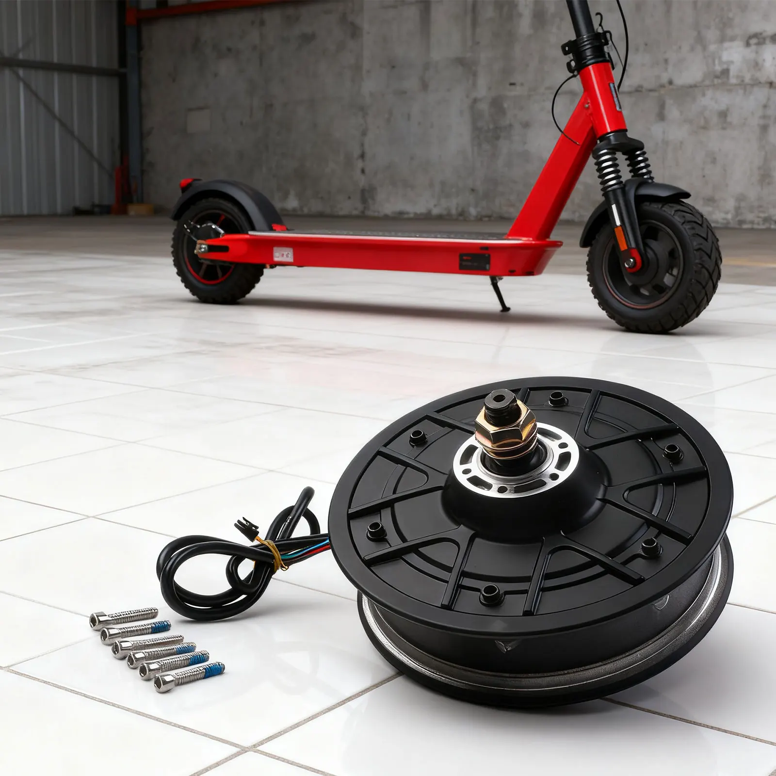 

For Kukirin For G2 Master Electric Scooter Rear Wheel Motor E-scooter Drive Wheel Motor Kickscooter Replacement Parts