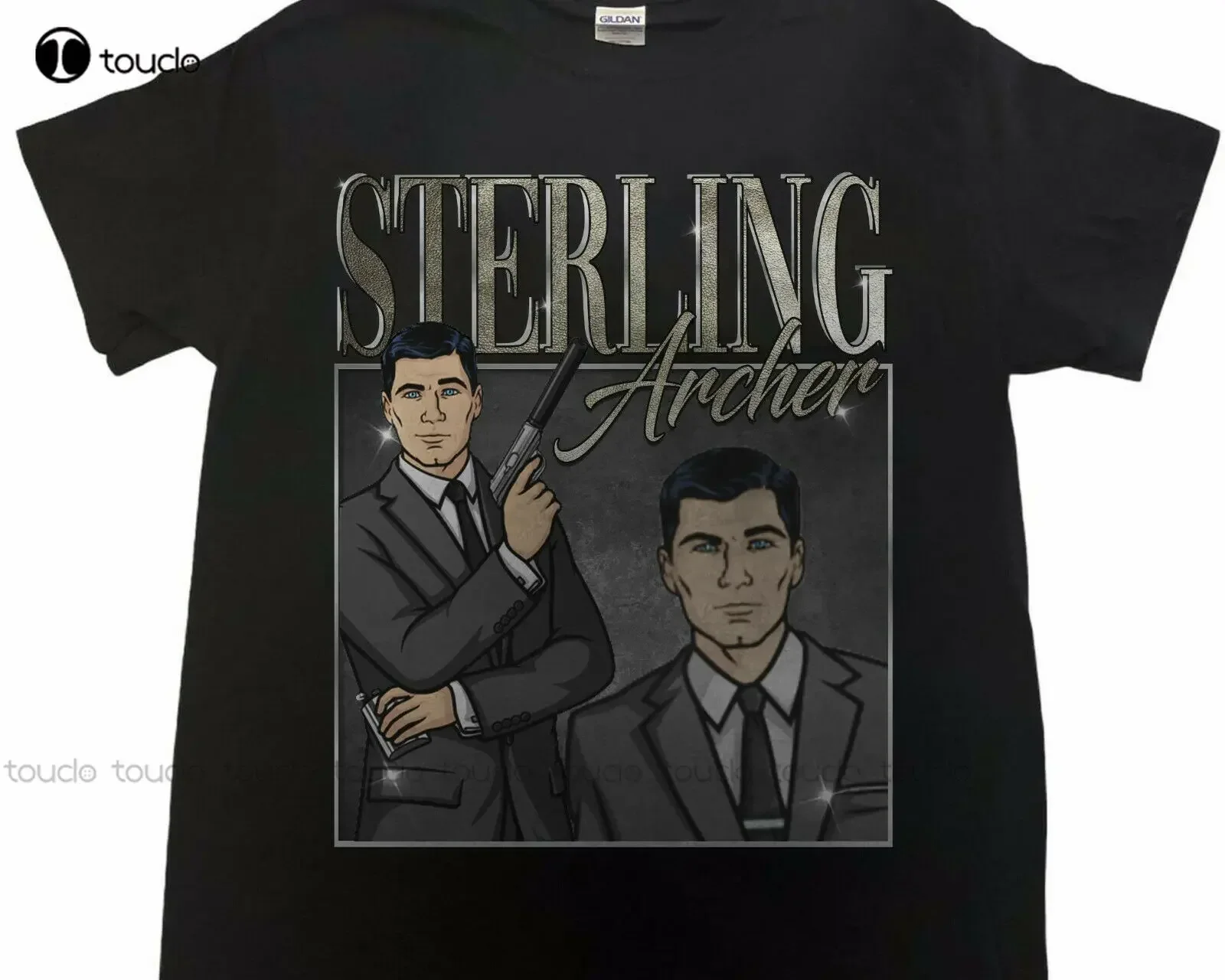 Sterling Archer 90S Vintage Shirt White Womens Shirt Custom Aldult Teen Unisex Digital Printing Tee Shirt Fashion Funny New