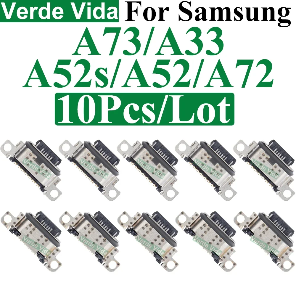 10 sztuk oryginalnego złącza portu ładowania USB do Samsung A05 A05S A15 A25 A35 A55 A13 4G A04 A04S A14 A23 A33 A24 A34 A54 A53 5G — zdjęcie 4