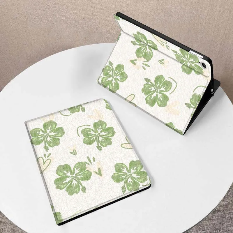 

Чехол для планшета с рисунком четырехлистного клевера для Samsung Galaxy Tab A7 A9 A11 S6 A11 A8 S11 Lite Plus 10,4 10,5 10,1 дюйма