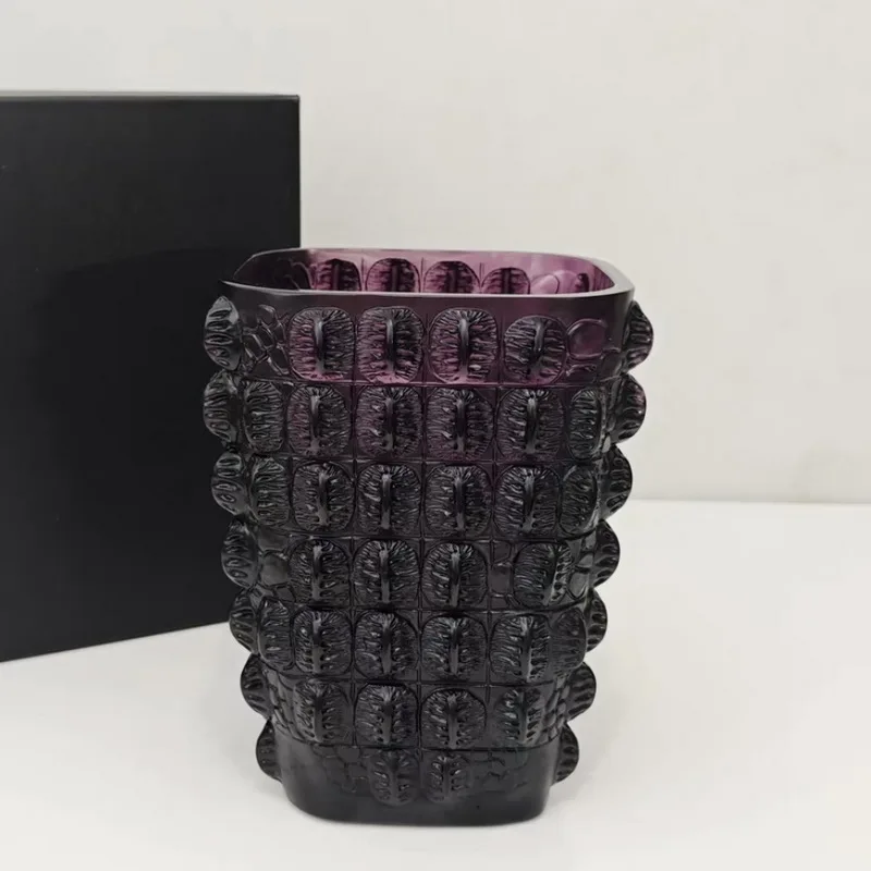 Französische Krokodilvase, Dekoration, Kristall-Desktop-Vase, mehr Glas, ausgezeichnete Flasche, Heimdekoration