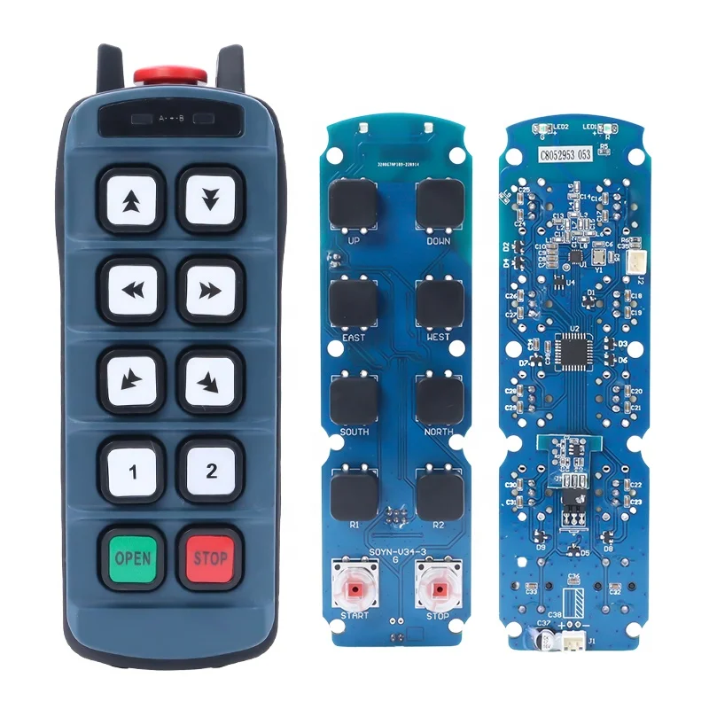 Smart HR-8DK Hydraulic Crane Wireless Remote Control RF Communication Control Switch For Overhead Gantry Crane Hoist