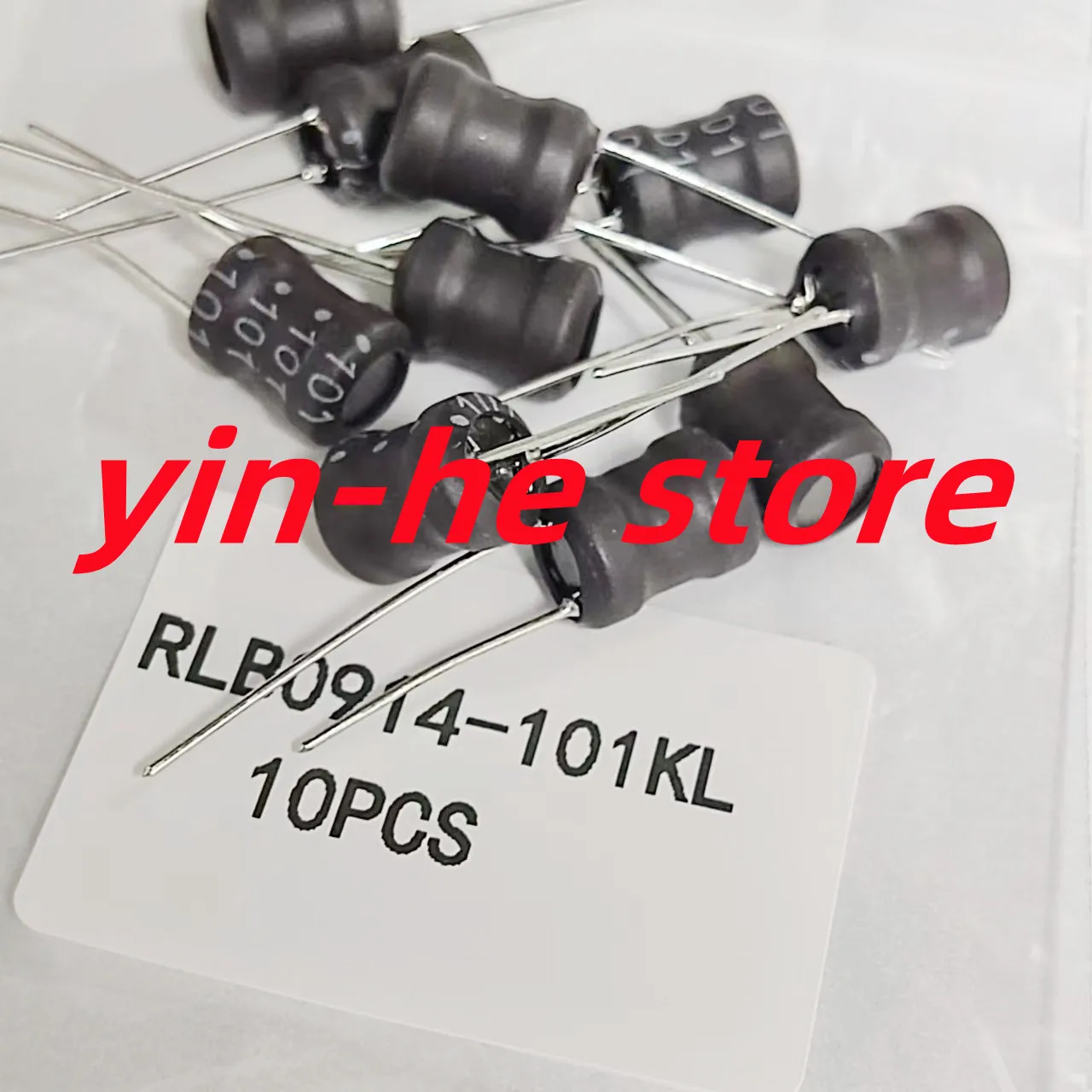 10 Uds. Inductores radiales serie RLB0914-101KL RLB 8,7*12*5 100UH 1A