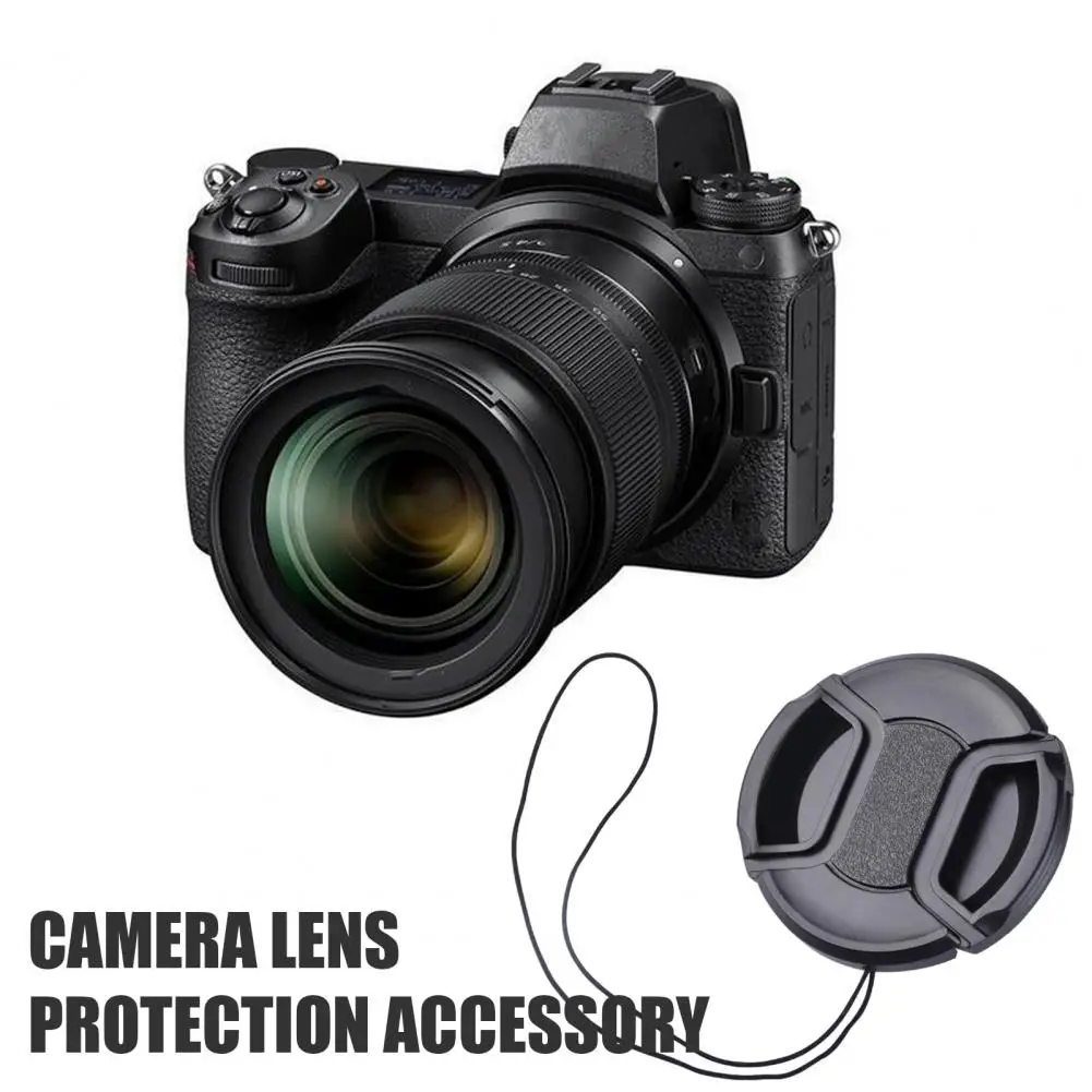 Защитная пленка для объектива камеры Прочная универсальная защита крышки объектива камеры для ударопрочности Простая установка Защелкивающаяся для камеры