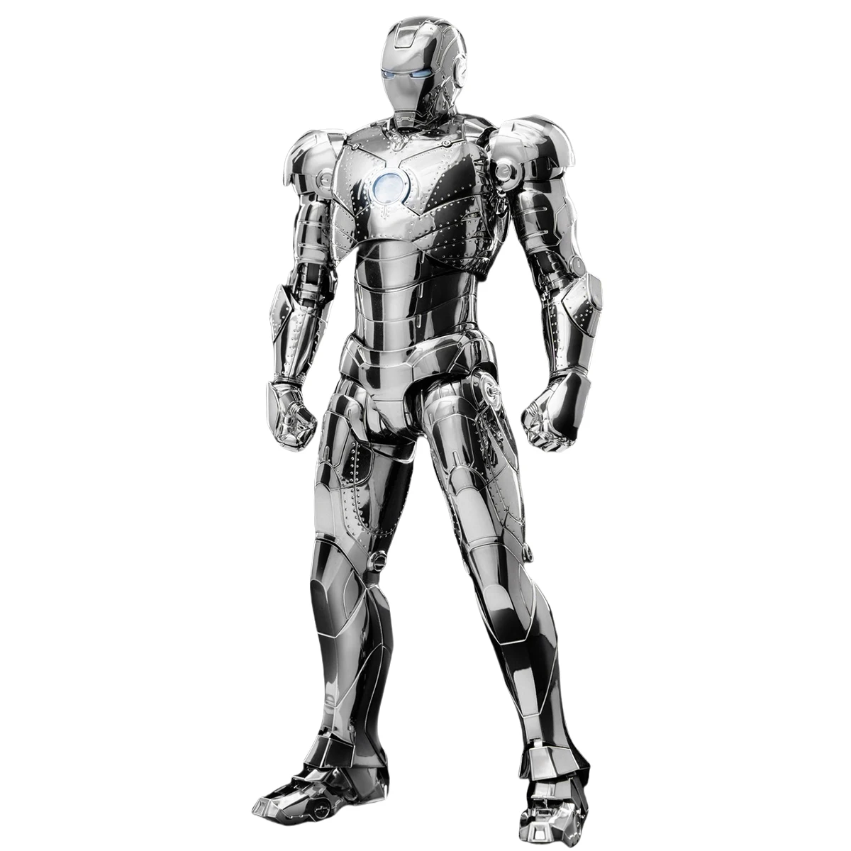 

HiPlay Threezero Marvel Studios: The Infinity Saga - DLX Iron Man Mark 2 Chrome Edition Action Figures