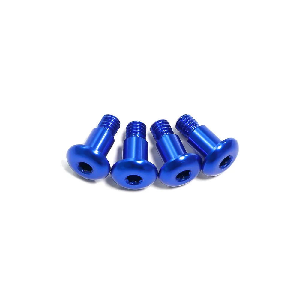 Tornillo escalonado M4 de Metal, 4 Uds., para Tamiya TT02 TT-02 TT02B 1/10 RC, piezas de mejora de coche, accesorios