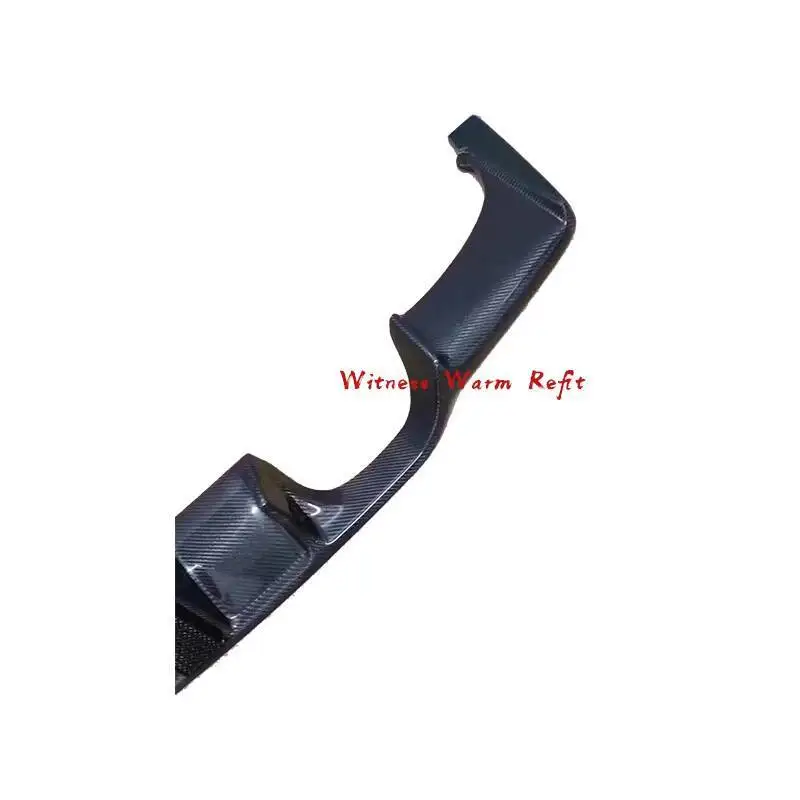 4 سلسلة سيارة شفة مصد السيارة الناشر لسيارات Bmw F32 F33 F36 An M4 13-19 435 مع أضواء Led أربعة منافذ ألياف الكربون شفة ممتصة للصدمات الخلفية #4
