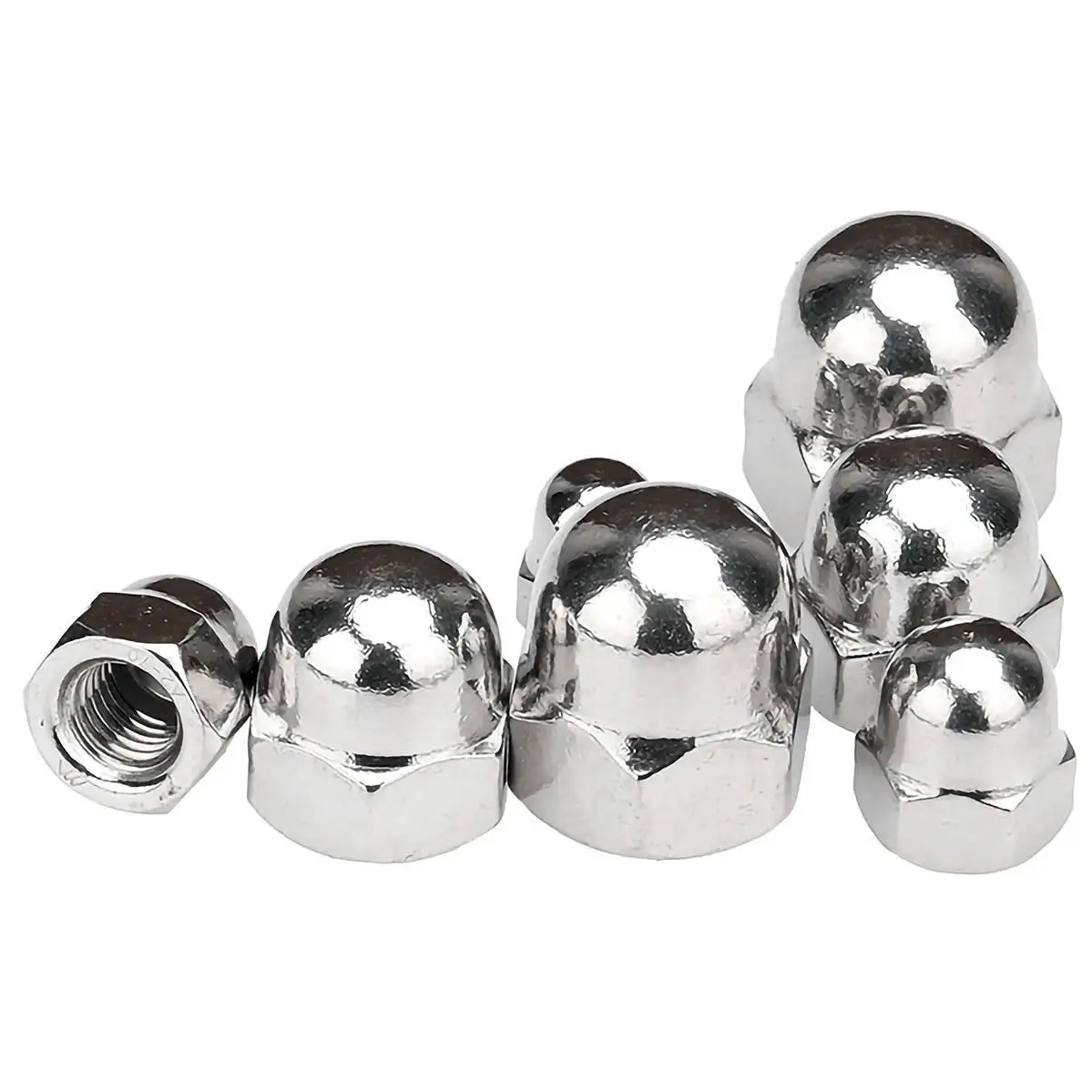 M3 M4 M5 M6 M8 M10 M12 304 Stainless Steel Cap Nut decorative ball head screw cap Anti-corrosion