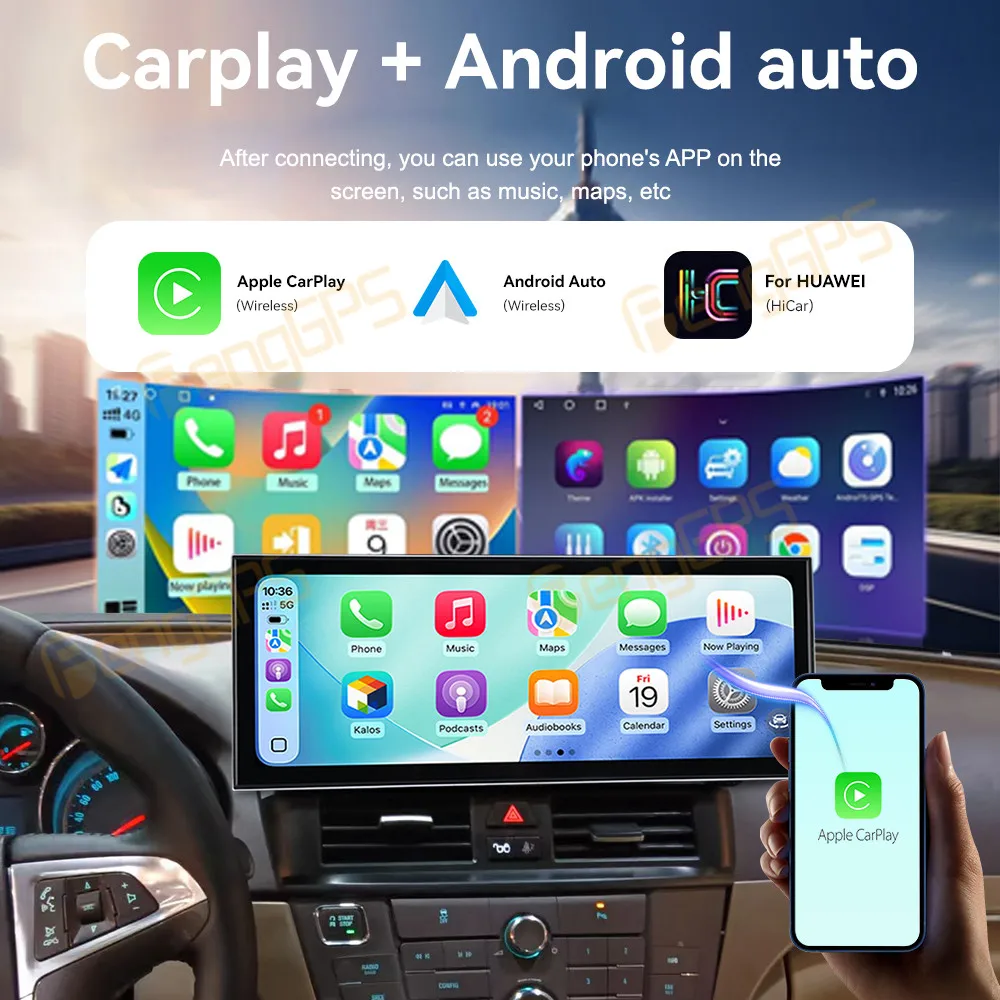 Car Accessories Radio For Buick Regal 2009-2013 Android Auto GPS Navigation Multimedia Stereo Receiver Head Unit Offline Maps