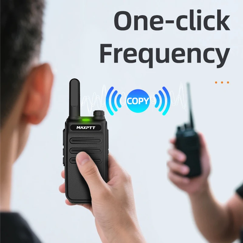 2 قطعة Maxptt Tk175 جهاز اتصال لاسلكي صغير Type-C لا يتطلب ترخيص محمول اتجاهين راديو الهواة الكبار جهاز اتصال لاسلكي مناسب للبناء والإدارة على الطرق #5