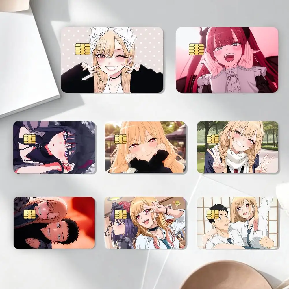 

M-My Dress-Up Darling Credit Card HD Stickers Game Card Decal Card Matte Film Skin Small Chip Waterproof Sticker