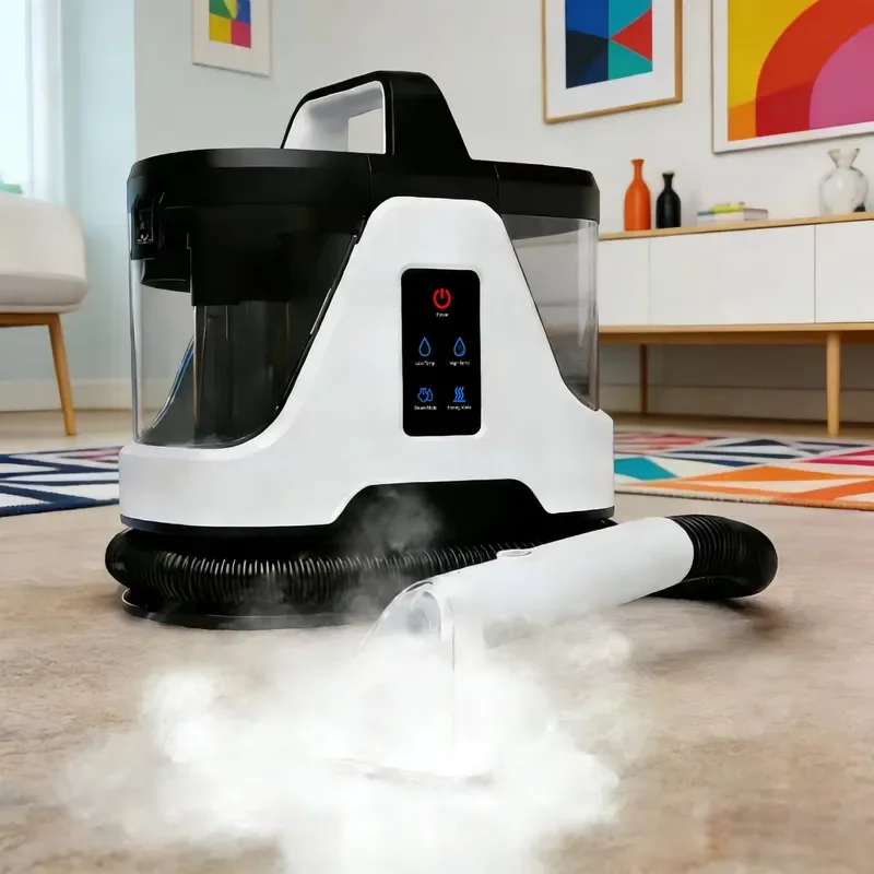 2026 New Arrival Wet Dry Portable Handheld Upholstery Cleaning Carpets Sofa Car Steam Spot Vacuum Cleaner