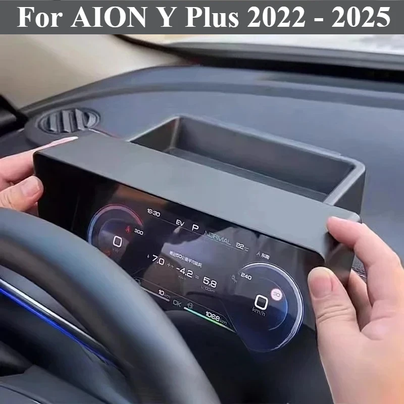 Bandeja de Armazenamento Traseira para Painel de Carro, Quebra-Sol e Protetor de Luz para AION Y Plus 2022 2023 2024 2025, Acessórios Internos de Prot