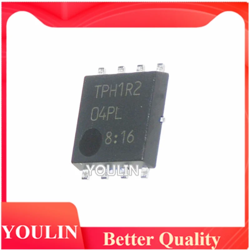 Transistor de efecto de campo MOS TPH1R204PL SOP-8, chip de 8 pines, 10 piezas, nuevo