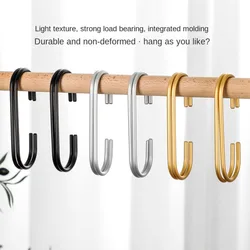 C-Shape Hook Hanging Scarf Rack Clothes Bag Hanger Closet Organizer S Shaped Drying Hooks Multifunction Storage Hangers